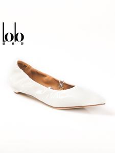 Zapatos Planos de Verano Estilo Ballet para Mujer, Primavera 2026, Ligeros y Fáciles de Usar, con Cadena en el Tobillo - Product Image 1