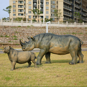 Statue de crocodile en résine grandeur nature / Animaux de la savane, sculpture en fibre de verre de crocodile / Animaux de <span class=keywords><strong>zoo</strong></span>, artisanat, accessoires de crocodile - Product Image 5