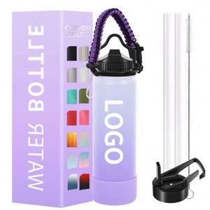 Bouteille d'eau en acier inoxydable sans BPA personnalisée 750 ml 1 L Impression de logo personnalisée pour les entreprises - Product Image 2