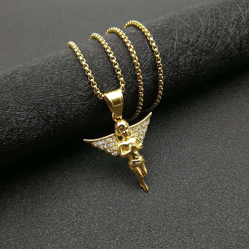 Gold single pendant