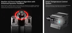 Base <span class=keywords><strong>de</strong></span> volante con servomotor <span class=keywords><strong>de</strong></span> accionamiento directo MOZA R9 V3 original, 9 Nm <span class=keywords><strong>de</strong></span> torque, Force Feedback, para simulador <span class=keywords><strong>de</strong></span> carreras en <span class=keywords><strong>PC</strong></span>. - Product Image 4