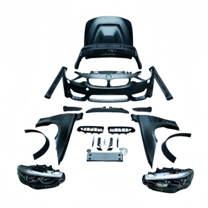 Kit carrosserie complet de haute qualité pour pare-chocs avant et arrière, amélioration pour BMW Série 3 F30 F35 vers M3 F80, ajustement parfait, remplacement direct - Product Image 1