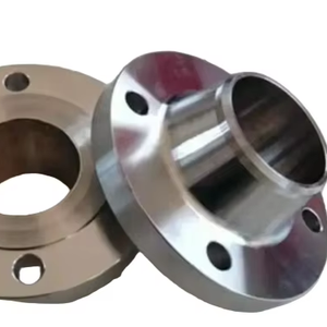 Acero dúplex S31803 S32750 2205 Acero inoxidable 304 316l 347l 904l Brida de acero con cuello de soldadura forjada - Product Image 1