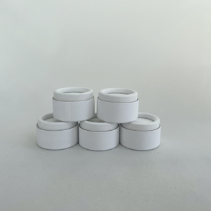 Emballage de voyage crème pour les yeux noir personnalisé bocaux en papier cosmétique fait à la main conteneur tube d'emballage de voyage recyclé - Product Image 3