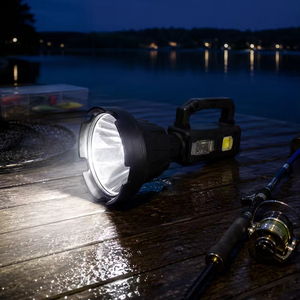 ไฟฉาย LED แบบชาร์จได้ พร้อมมาตรฐาน IP54 ปรับความสว่างได้ ใช้สำหรับดำน้ำ ใช้แบตเตอรี่ 3x18650 ความจุ 4500mAh ใช้งานได้นาน 3-5 ชั่วโมง - Product Image 5