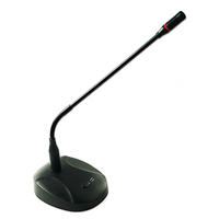 Microphone de conférence de bureau à col de cygne avec tube métallique flexible