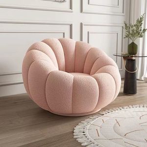 Fauteuil de salon en velours, fauteuils rose bonbon en velours pour salon, fauteuils <span class=keywords><strong>d</strong></span>'appoint, meubles de salon, fauteuils modernes pour salon - Product Image 5