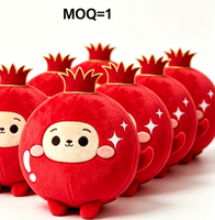 OEM ODM Personnalisé Pendentif Porte-clés Mignon en Peluche Grenade Dessin Animé Rembourré Coton PP Unisexe pour Enfants Promotionnel