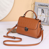 Nouveaux sacs à main de luxe en crocodile gaufré de haute qualité pour femmes sacs à main en cuir tendance avec sangle