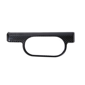 SUNMAX pour <span class=keywords><strong>Porsche</strong></span> 911 <span class=keywords><strong>718</strong></span> Boxster <span class=keywords><strong>Cayman</strong></span> fibre de carbone voiture intérieur Console <span class=keywords><strong>centrale</strong></span> phare panneau de commande couverture garniture pièces - Product Image 3