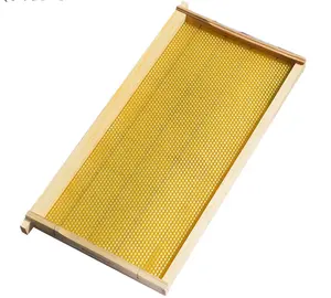 양봉 장비 와이어 왁스 기초 시트 꿀벌 프레임 조립 된 나무 벌집 프레임