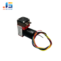 Pompe à vide à diaphragme 12V 24V CC sans balais 4,6 L/min 1,5 Bar sans huile, mini pompe d'aspiration pour table de levage sous vide et manutention du verre