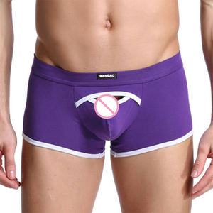 Transpirable Fly Open para la comodidad de la bolsa para la ropa interior de los hombres Pee con LOGOTIPO personalizado en la cintura - Product Image 4