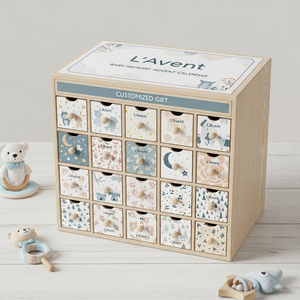 XJY Logo Magnético Personalizado Cajón Regalo Personalizado L <span class=keywords><strong>Avent</strong></span> Vacío Bebé Memoria Calendario de Adviento Caja - Product Image 1