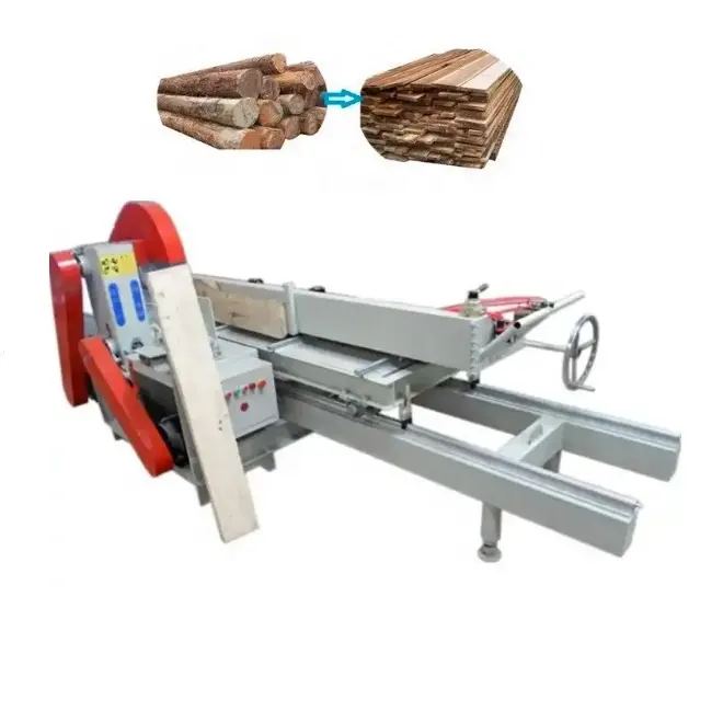 Vertikale Holz stamm planke Schiebe tischs äge Holz Tischs ägewerk Maschine Holz schneiden Kreissäge werk Maschine Automatisch
