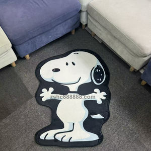 <span class=keywords><strong>Tapis</strong></span> et carpettes personnalisés en forme de dessin animé mignon pour <span class=keywords><strong>chien</strong></span>, en polyester tufté et moelleux, pour chambre d'enfant - Product Image 2