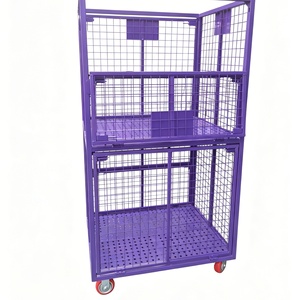 Carro de Seguridad Móvil para Logística de Almacén, Reforzado y con Recubrimiento en Polvo - Product Image 3