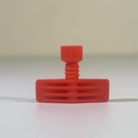 Bouchon de bec monobloc de qualité alimentaire de 4mm pour enfants Bouchon à vis portable et durable pour produits cosmétiques Emballage de poche flexible en PE