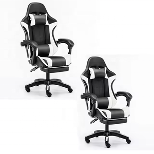 <span class=keywords><strong>Chaise</strong></span> de jeu réglable au <span class=keywords><strong>design</strong></span> moderne, en cuir PU, base en métal, <span class=keywords><strong>chaise</strong></span> de bureau pour joueurs, <span class=keywords><strong>chaise</strong></span> de course pivotante inclinable - Product Image 3
