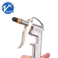 Zhongxiang ZJZX 1kg Outil de gonflage à tige pneumatique en aluminium avec poignée, structure à cannelures et roulement central