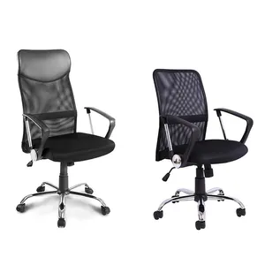 Hoge Kwaliteit Fabrikant Luxe High Back Luxe Executive Office Relax Mesh Stof Stoel Fauteuil
