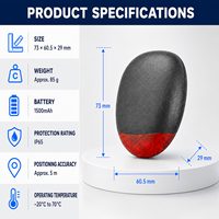 Rastreador GPS Inteligente 4G para Bicicleta de Fábrica, Batería de 1500mAh, Luz Trasera, Rastreo en Tiempo Real para Bicicletas de Carretera y Montaña