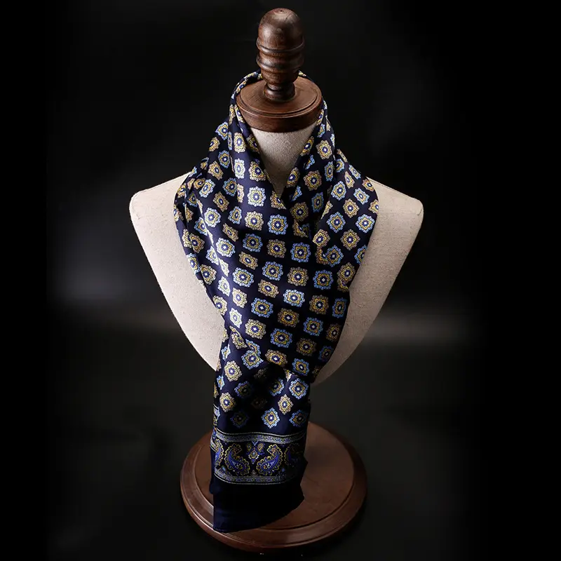 wholesale 2022 Jane Men's pure satin mulberry silk scarf luxury 27cm*170cm