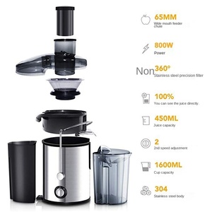 Extractor de Jugos Automático Multifuncional de Acero Inoxidable de Gran Capacidad (1.5L) con Separación de Residuos - Product Image 2