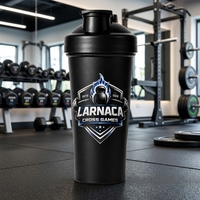 Bouteilles de sport personnalisées à faible MOQ avec impression de plusieurs logos et couleurs, bouteilles de protéines pour la gym, en plastique PP sans BPA, échantillons de gobelets d'eau