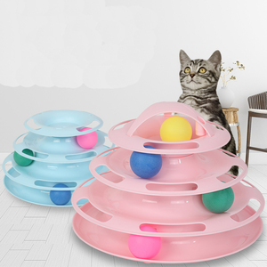 Bán Buôn Tùy Chỉnh Thiết Kế Mới Tương Tác Nhựa Pet Cát Đĩa <span class=keywords><strong>Scratcher</strong></span> Đồ ChơI Mèo Đồ Chơi - Product Image 2