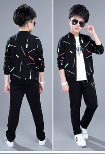 Nouveaux produits sur le marché chinois : Ensemble de vêtements pour enfants, veste décontractée d'automne et pantalon pour garçons - Product Image 2