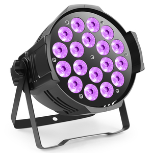 U`King - Foco LED Par de 18x8W con Carcasa de Aluminio, Iluminación RGBW para Discotecas, Luces LED Par para Escenarios - Product Image 1
