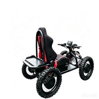 Buggy électrique tout-terrain à 4 roues Leodoo avec design pliable, lumières LED, freins hydrauliques, autonomie de 60 à 80 km