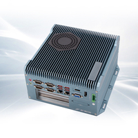 PC industriel OEM personnalisé, PC embarqué robuste sans ventilateur avec plusieurs ports COM et LAN pour la vision industrielle
