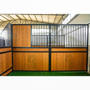 Verkaufen Sie europäische luxuriöse vorgefertigte Pferdes tall mit Bambus füllung mit Dach-Pferdes tall aus verzinktem Stahl im Freien - Product Image 6