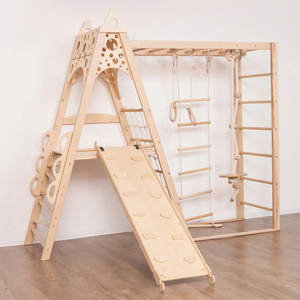 Set <span class=keywords><strong>de</strong></span> Triángulo <span class=keywords><strong>Pikler</strong></span> para Niños Parque Infantil <span class=keywords><strong>de</strong></span> Madera Casa <span class=keywords><strong>de</strong></span> Juegos Interior Pared <span class=keywords><strong>de</strong></span> Escalada Juegos Infantiles Muebles para Niños - Product Image 5
