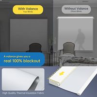 Stores enrouleurs électriques sans fil Google WiFi Alexa, protection de la vie privée, double couche en polyester, design moderne et luxueux