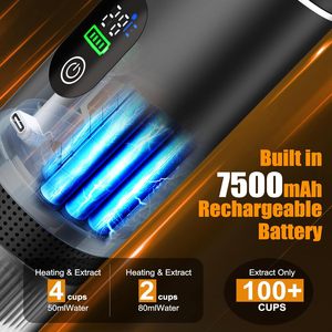 เครื่องชงกาแฟเอสเพรสโซแบบพกพา รุ่นใหม่ล่าสุด พร้อมหน้าจอ LED ใช้พลังงานไฟฟ้าผ่าน USB ชงได้ทั้งร้อนและเย็น พร้อมกระเป๋าสำหรับพกพา - Product Image 4
