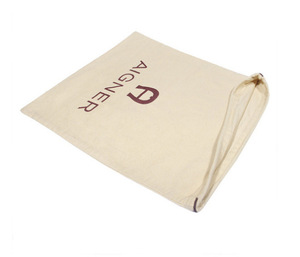 Sac fourre-tout en toile de coton avec logo imprimé en sérigraphie personnalisé, avec cordon de serrage, taille personnalisable - Product Image 3
