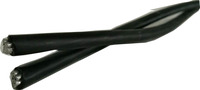 Cable de Aluminio Trenzado con Aislamiento XLPE, Cable de Alimentación Aéreo de Bajo Voltaje 2*25mm2
