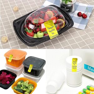 Gold Tamper Sealed Food Safety <b>Labels</b> Rectangular Self Adhesive Aluminum Foil Anti Counterfeit <b>Packaging</b> Sticker For Freshness - Product Image 3