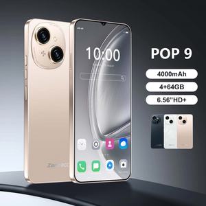 Téléphone Android POP9 en gros, écran HD 6,6 pouces, 4+64 Go, 4 cœurs, double carte, double veille, système d'exploitation en espagnol, prix bas, français, allemand - Product Image 3