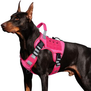 <b>Pet</b> Tactical Sport Fashion Chest <b>Harness</b> Waterproof Anti-Shock Adjustable Multi-Function Leash for Larger Dogs - Product Image 4