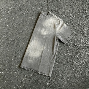 T-shirt en coton teint uni pour homme, col rond, manches courtes, style décontracté, coupe classique - Product Image 3