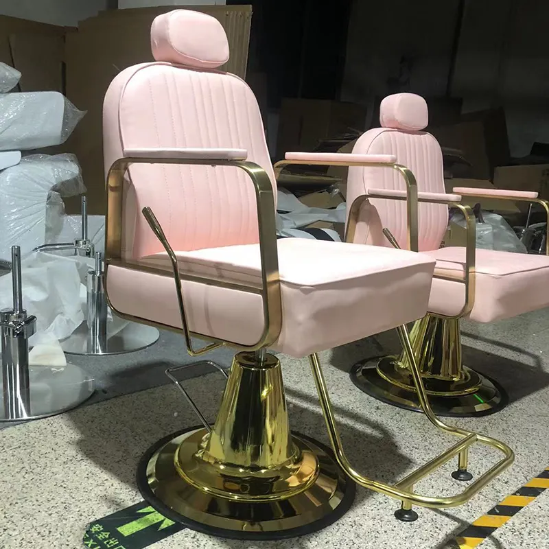 Розовый парикмахерское кресло распродажа