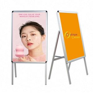 Outdoor Advertising Metal a Frame Pavement Stand Sidewalk Sign for <b>Poster</b> Boards - Product Image 5