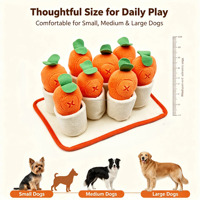 Jouet interactif pour chien, puzzle d'enrichissement olfactif, carotte qui couine