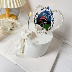 Honey And Sweetness 38 Queen's Day Cake Decoration Acrylic <b>Mirror</b> Cake Plugin For Women's Day - Product Image 3