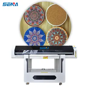 Refrigerator Sticker Working CD inkjet Printer 9060 Digital A0 size with multi-Epson print head UV flatbed printer