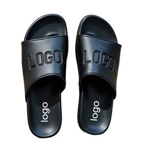 Pantuflas de Invierno para Hombre, Talla Grande, Impermeables, Antideslizantes, Estilo Adilette, de Piel Sintética - Product Image 1